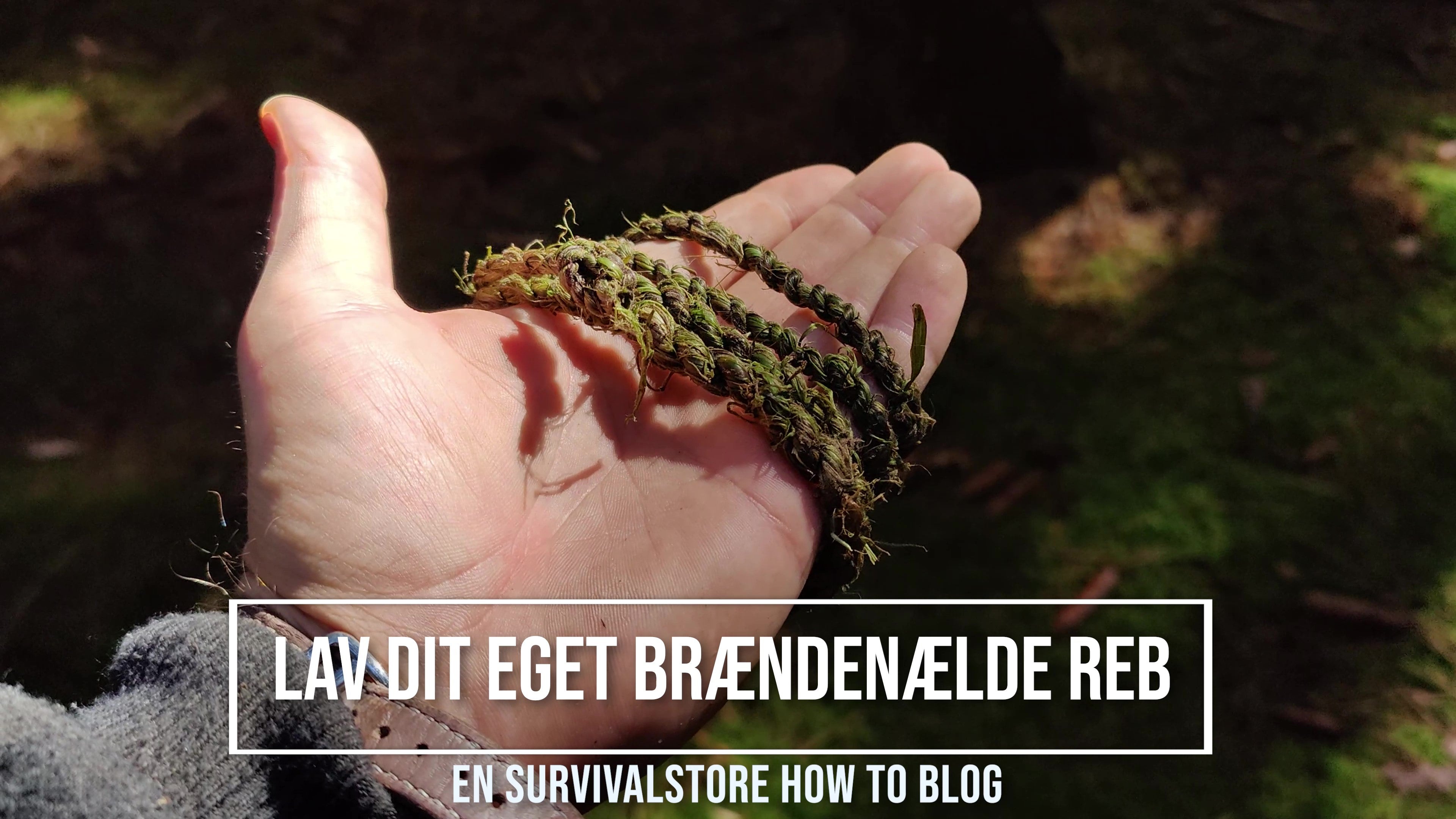 Brændenælde reb lav selv bushcraft how to