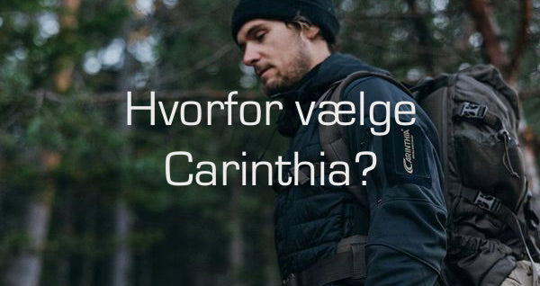 Carinthia sovepose outdoor millitær grej