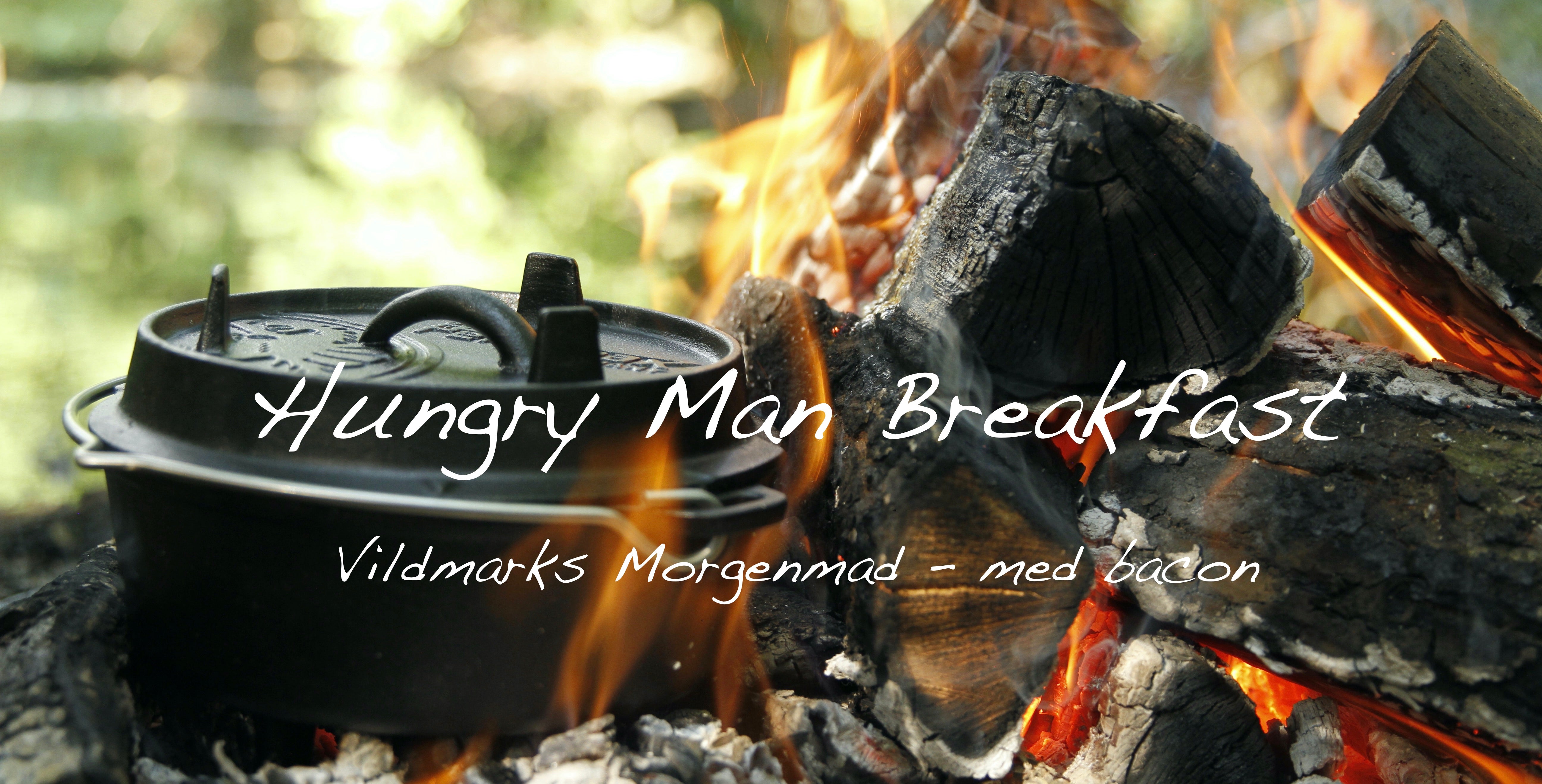 vildmarks mad Morgenmad bål mad dutch oven