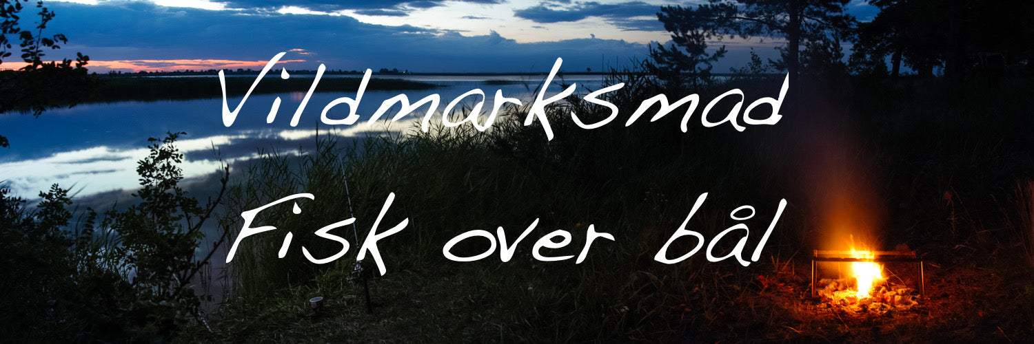 Vildmarksmad Fisk over bål Aborre Torsk