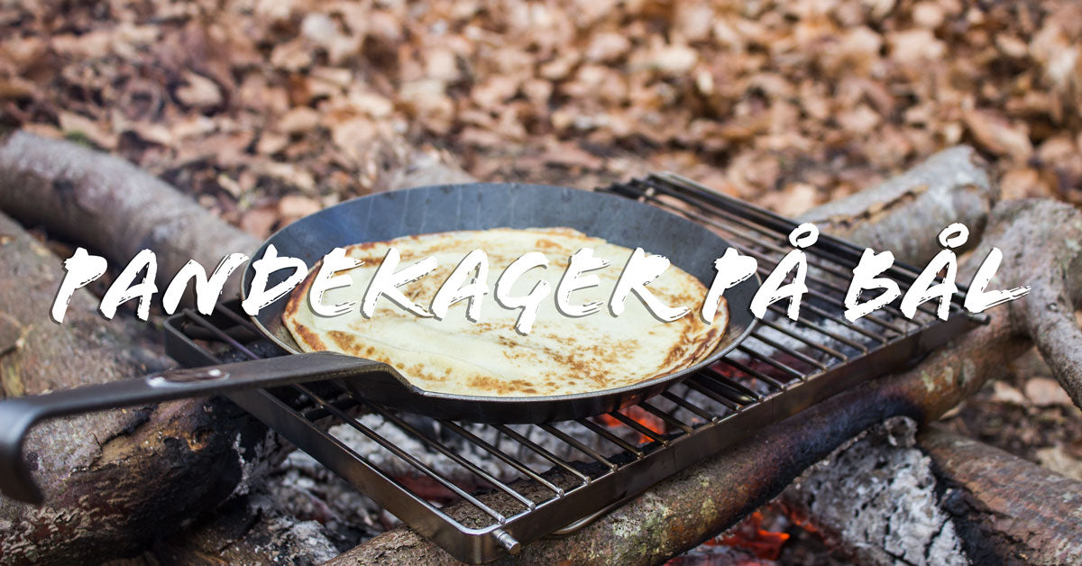 Pandekager på bål » Opskrift for 2 personer