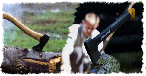 Hultafors & Fiskars økser på lager