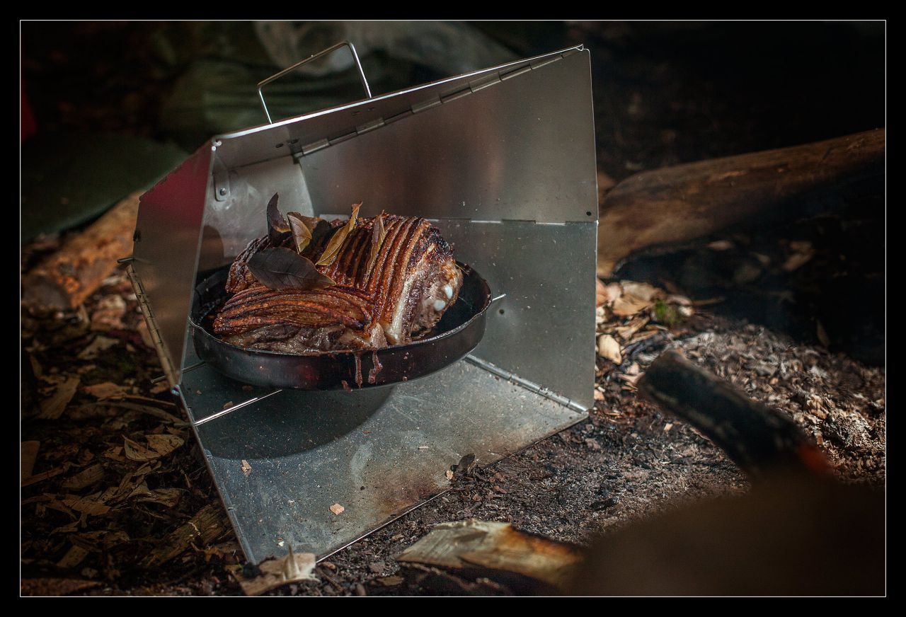 Reflektor ovn til bål