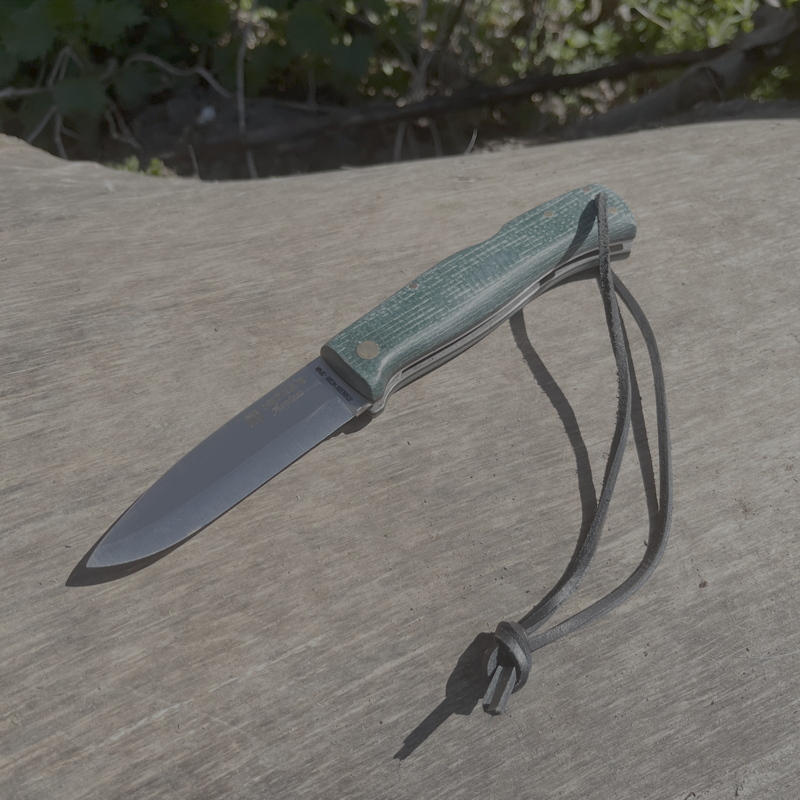 Artica foldekniv Lommekniv Back Lock Grøn Micarta Joker Knife