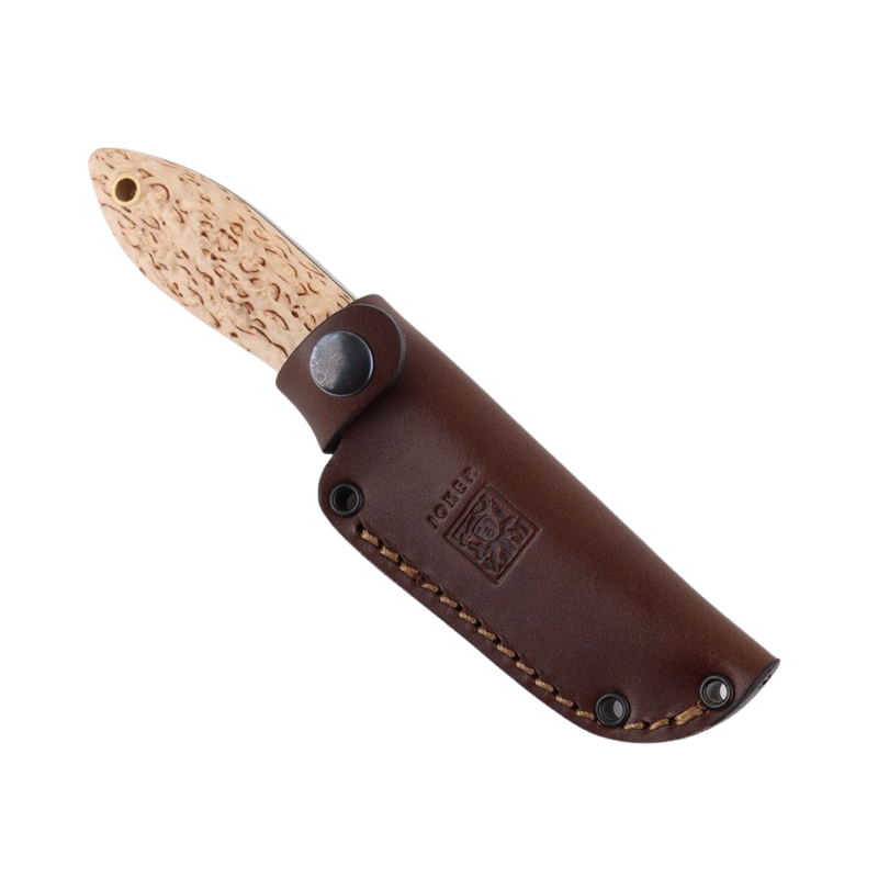 Avispa S - Kniv - Joker med skæfte i Curly birch / Birkeknude