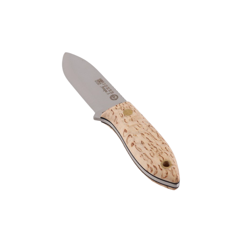 Avispa S - Kniv - Joker med skæfte i Curly birch / Birkeknude