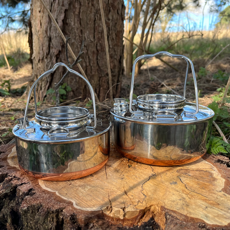 Feuerkessel aus rostfreiem Stahl - 0,9 Liter und 1,5 Liter - Cuma Gear Kettle