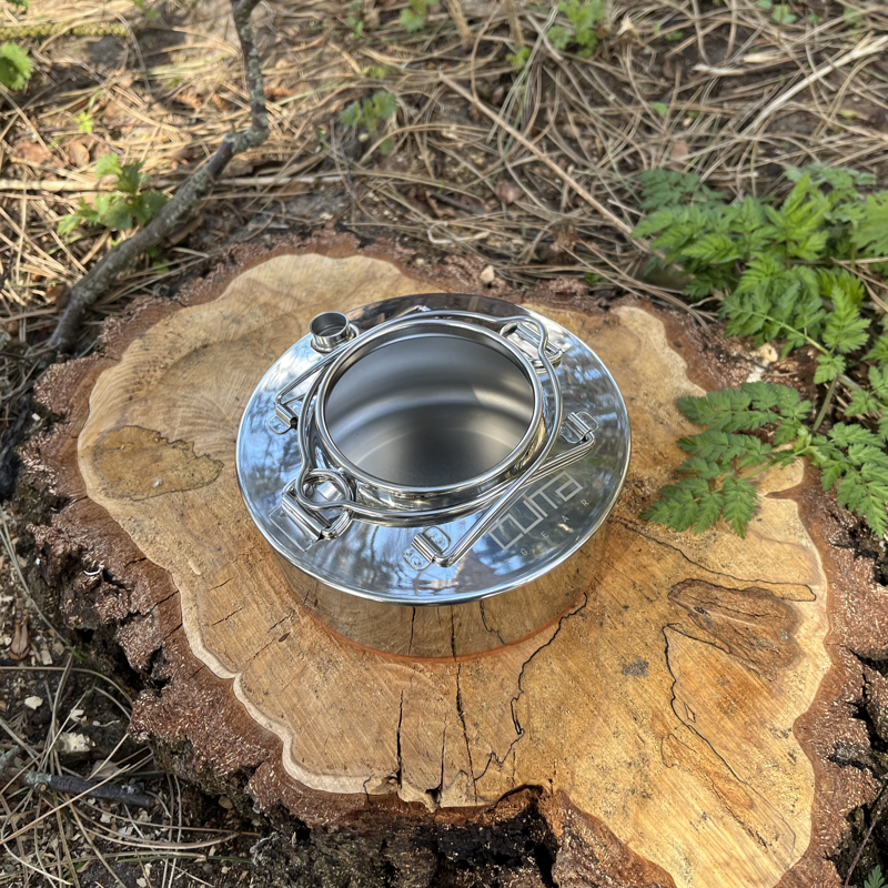 Feuerkessel aus rostfreiem Stahl - 0,9 Liter und 1,5 Liter - Cuma Gear Kettle