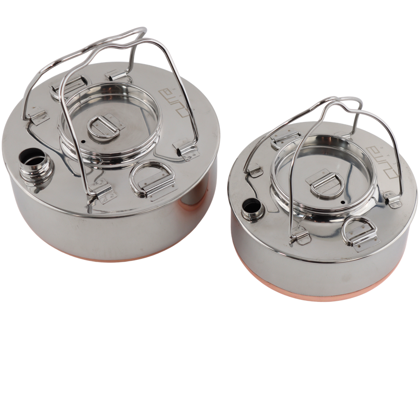 Feuerkessel aus rostfreiem Stahl - 0,9 Liter und 1,5 Liter - Cuma Gear Kettle