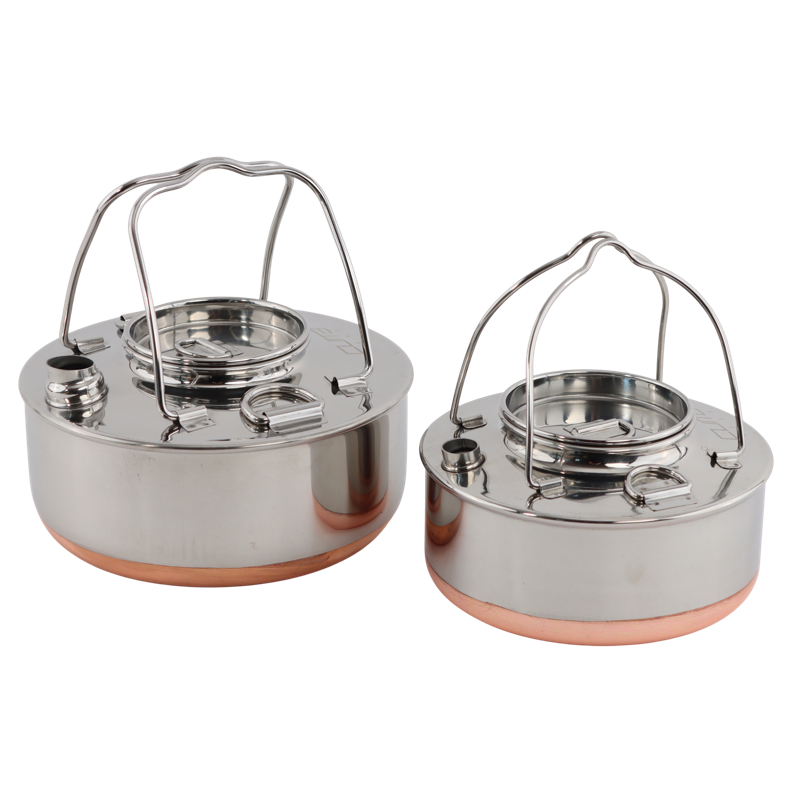 Bålkedel i rustfri stål - 0,9 liter og 1,5 liter - Cuma Gear Kettle