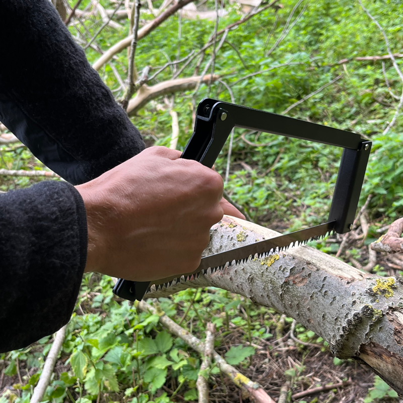 Foldbar bøjlesav - Til friluftsliv og bushcraft.