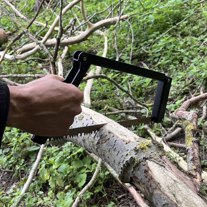 Foldbar bøjlesav - Til friluftsliv og bushcraft.