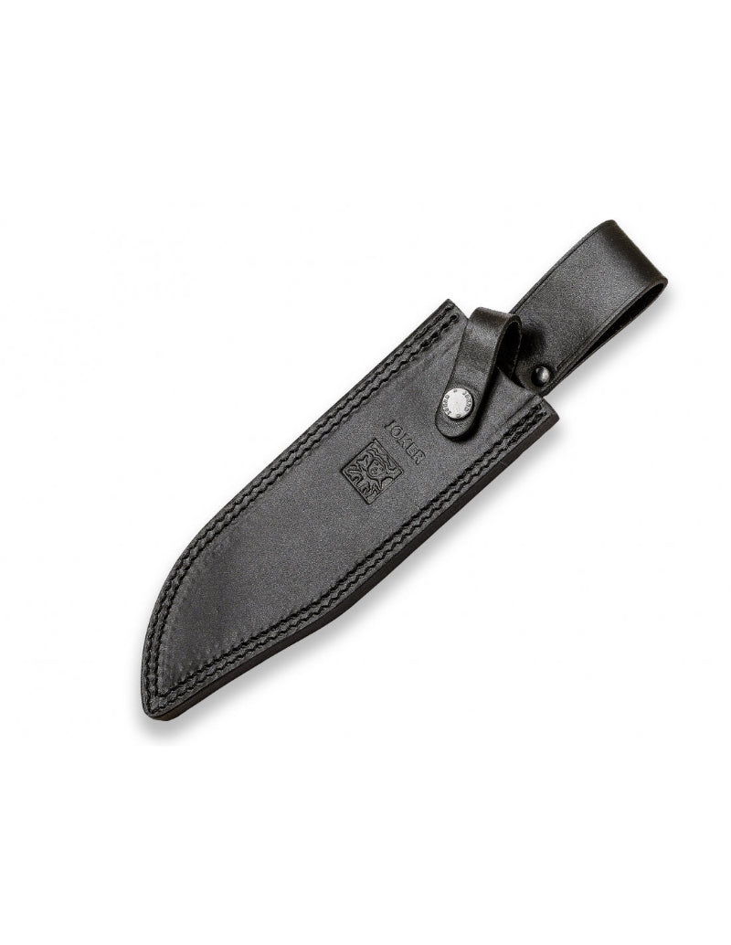bushcraft kniv - bush camp knife I sort micarta fra joker