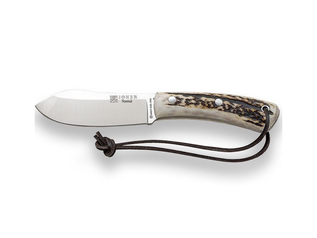 Kniv - Nessmuk med skæfte i Horn - Joker