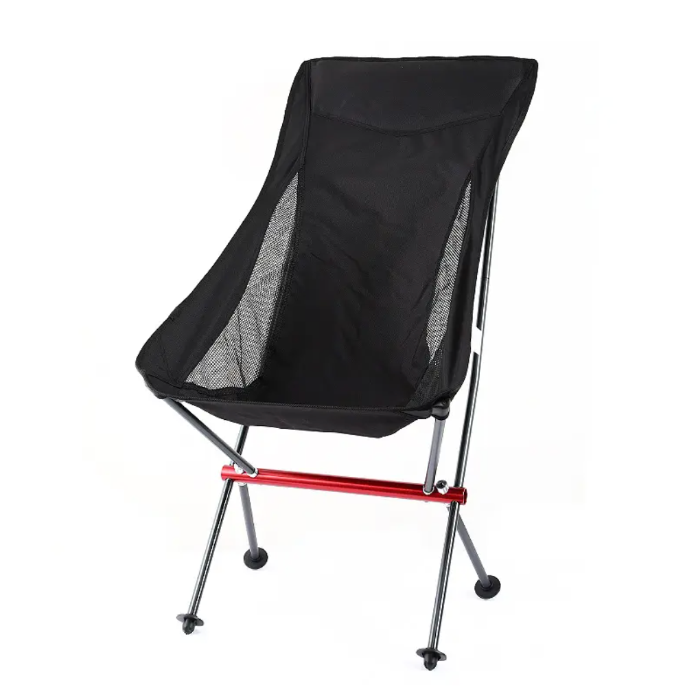 Campingstuhl mit hoher Rückenlehne - klappbar