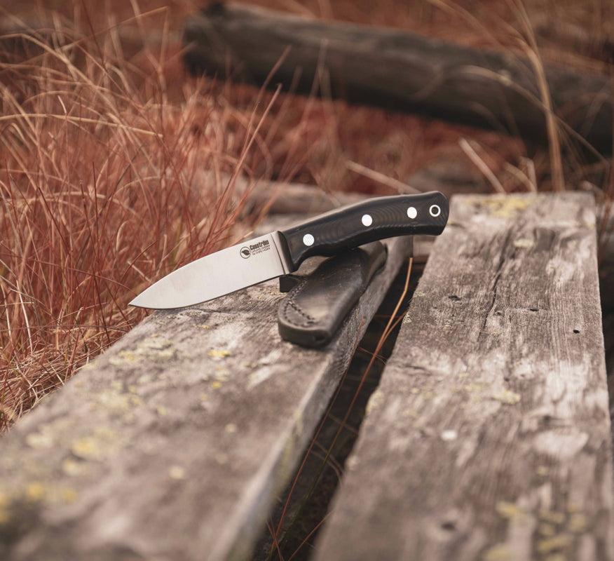 Casström No.10 Swedish Forest Knife - Flat Grind - Rustfrit Stål