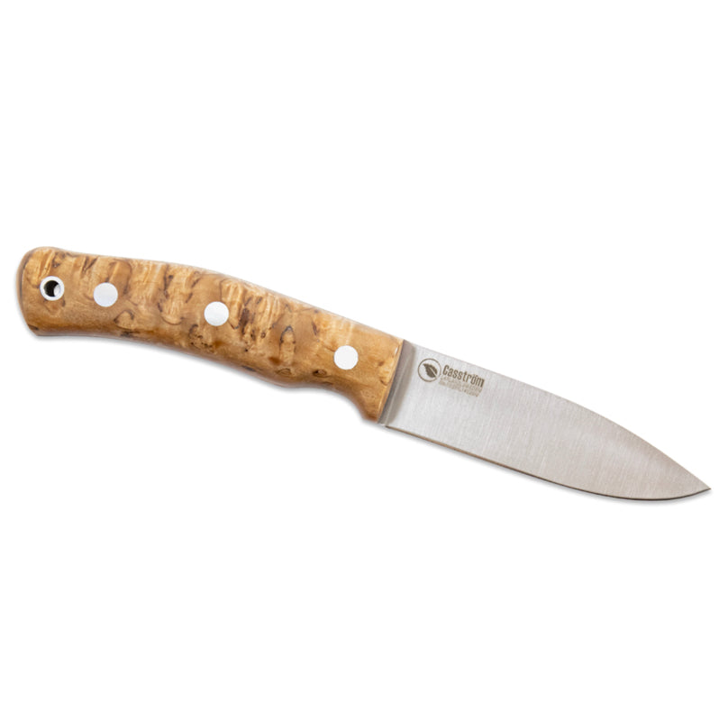 Casström No.10 Swedish Forest Knife - Flat Grind - Rustfrit Stål