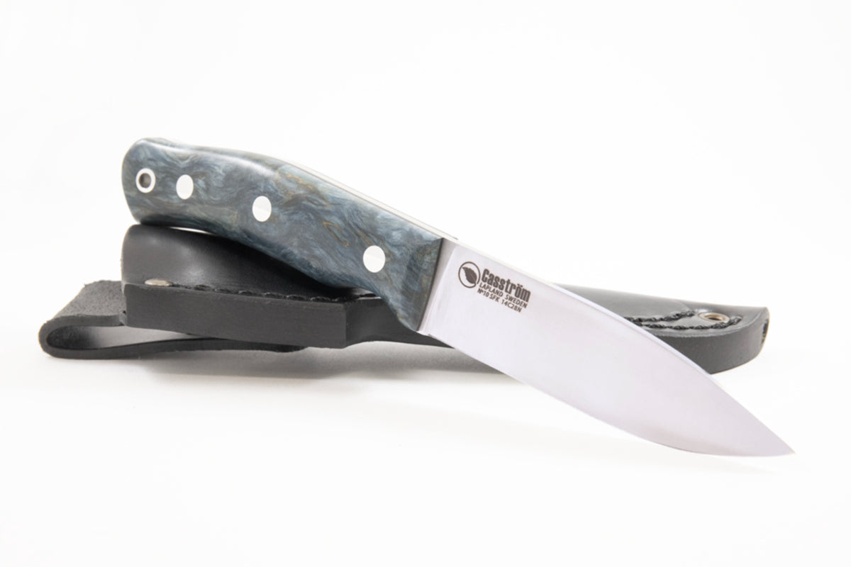 Casström No.10 Swedish Forest Knife - Flat Grind - Rustfrit Stål