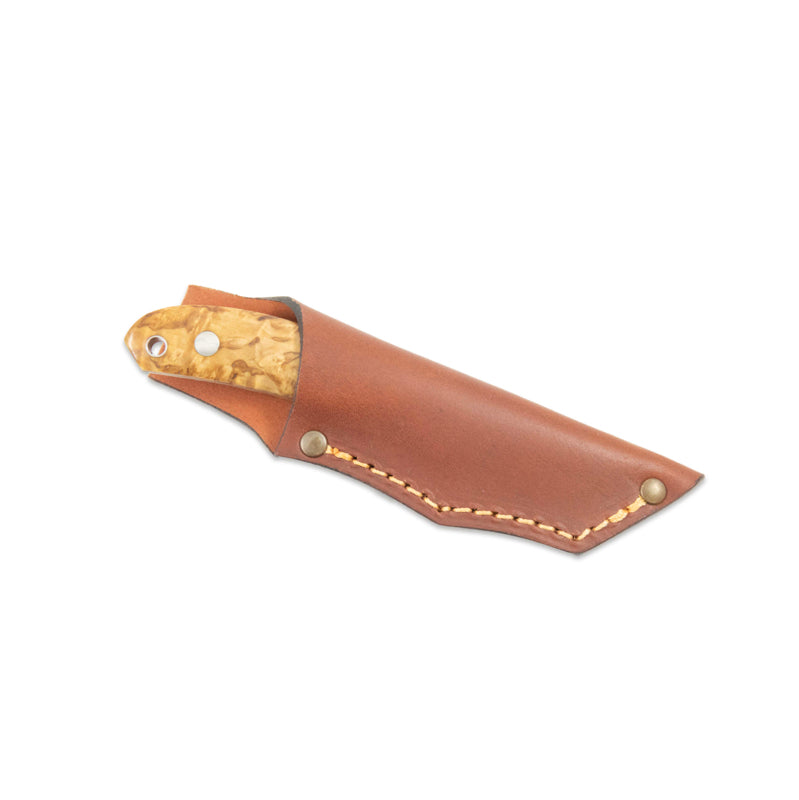 Casström Safari Mini Hunter jagt kniv med læderskede