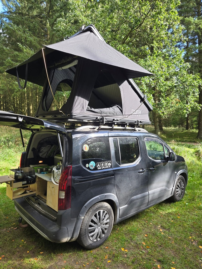 Cuma gear high tail tagtelt på peugeot partner