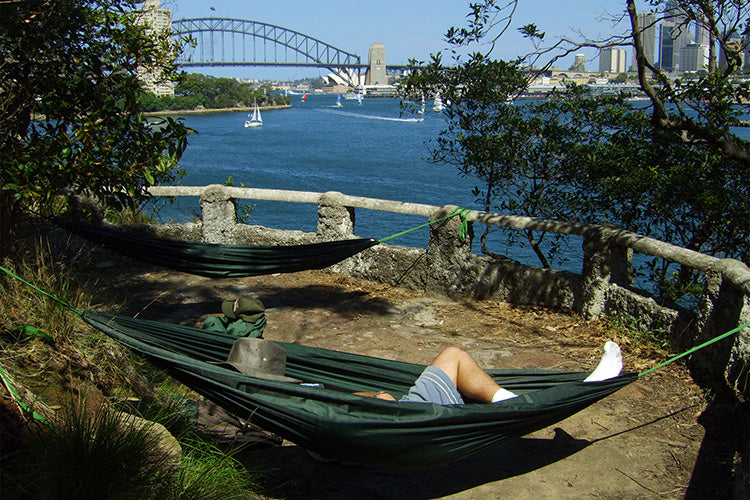 DD Hammocks Camping Hammock Hængekøje Olive Grøn