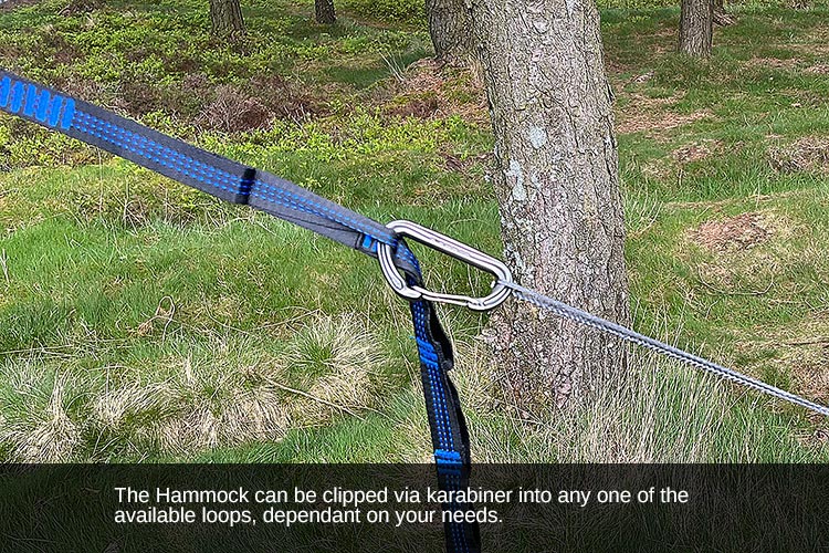DD Hammocks Daisy Chains Hængekøje opsætning