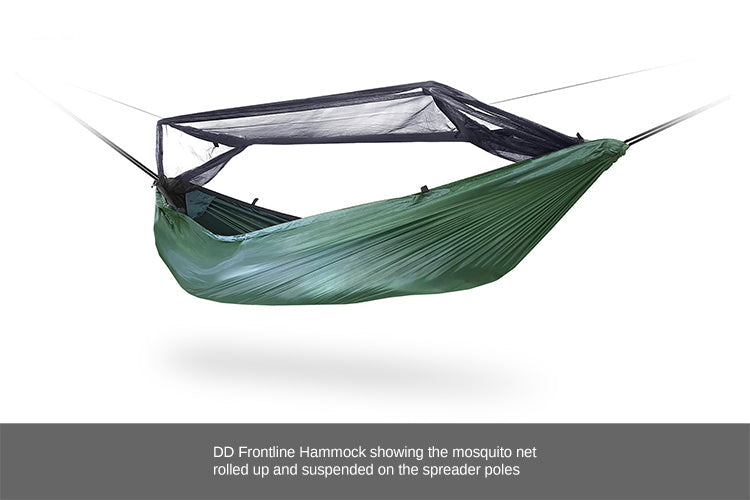 DD Hammocks Frontline Hængekøje Olive green grøn