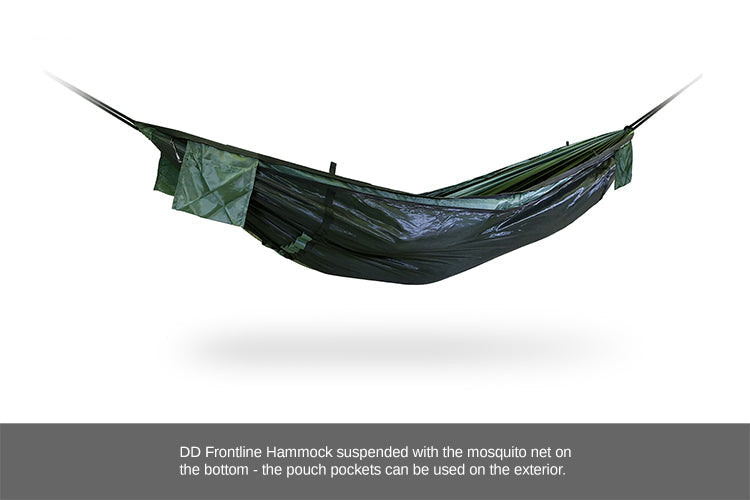DD Hammocks Frontline Hængekøje Olive green grøn
