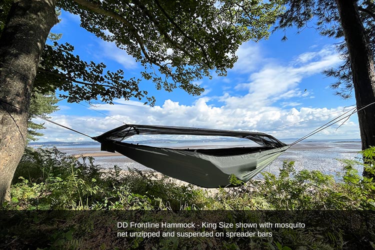 DD Hammocks Frontline King Size Hængekøje Large Olive