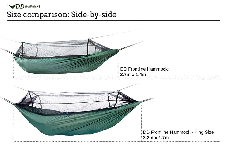 DD Hammocks Frontline King Size Hængekøje Large Olive
