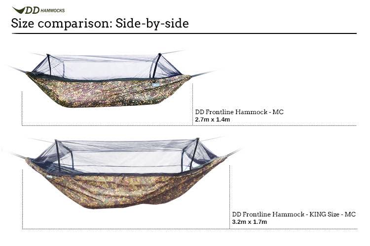 DD Hammocks Frontline King Size Hængekøje Large Multicam