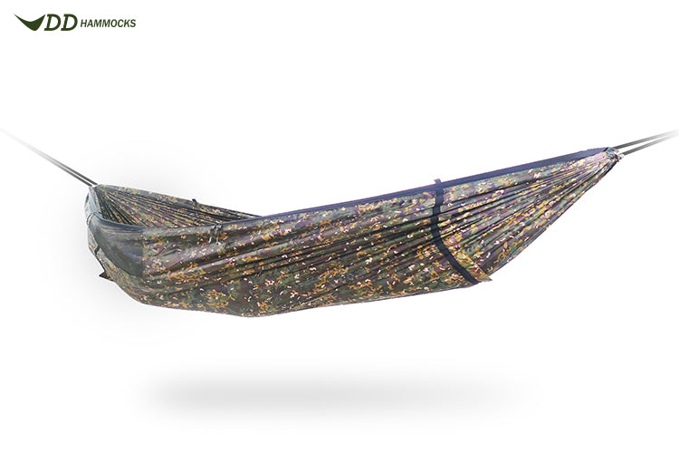 DD Hammocks Nest Hammock - Hængekøje med camouflage og dobbelt bund