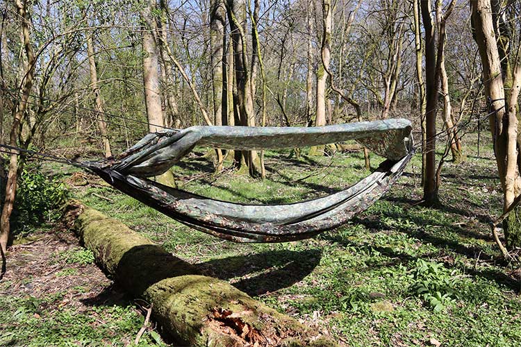 DD Hammocks Nest Hammock - Hængekøje med camouflage og dobbelt bund