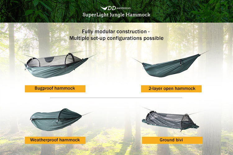 DD Hammocks SuperLight Jungle Hængekøje