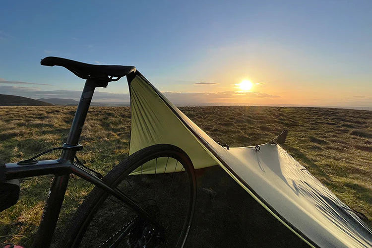 DD Hammocks SuperLight Bikepacker tarp. Tarp til cykel