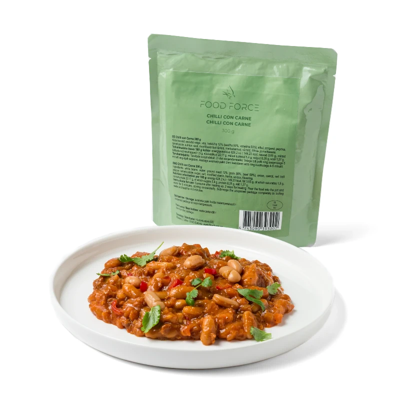 Chili Con Carne termed. Færdigret som er ideel til turmad og i hjemmeberedskab.