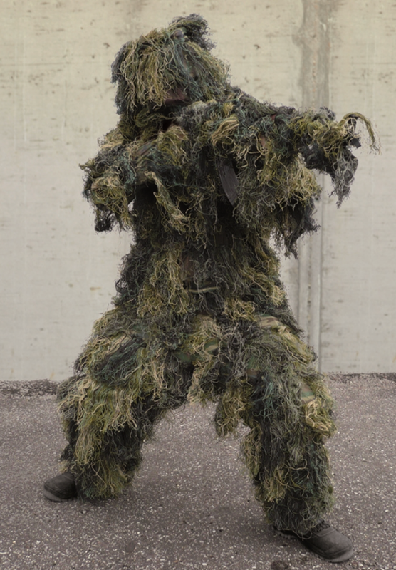 Ghillie camouflagedragt