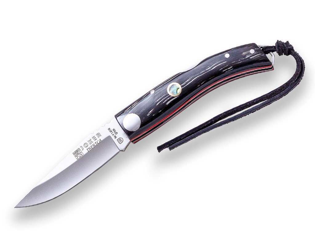 Iberica Foldekniv I Bøffelhorn - Joker