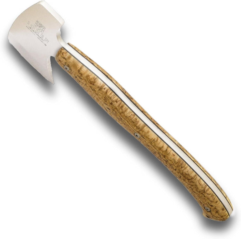 Nature hatchet håndøkse med curly birch håndtag