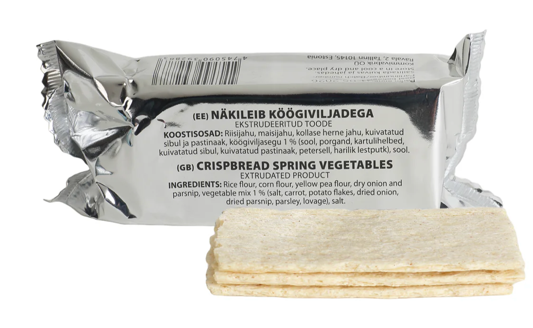 Food Force - Knækbrød mit Kräutern und Gemüse