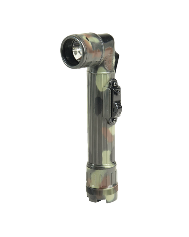 Lommelygte Med Vinkelhoved Camouflage - Mil-tec