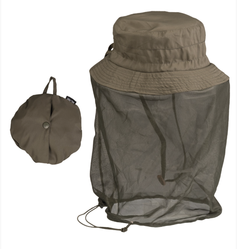 mil-tec boonie hat med myggenet
