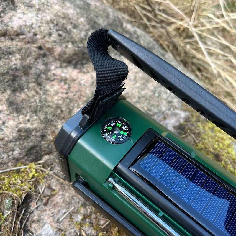 nødradio med powerbank 10000 mAh