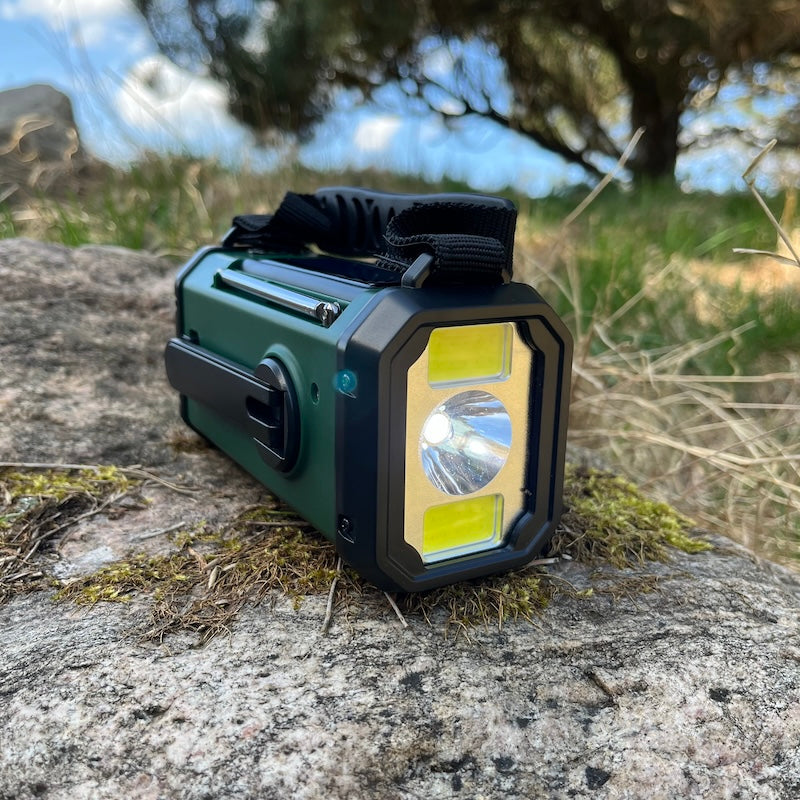 nødradio med powerbank 10000 mAh