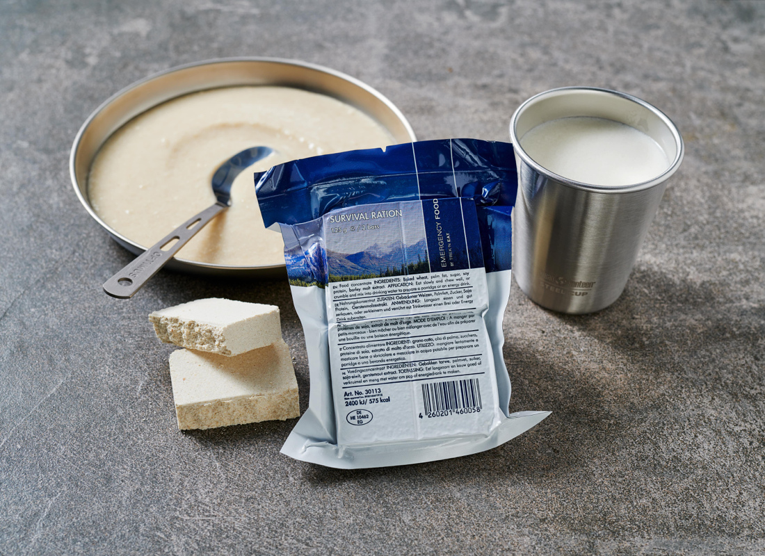 Nødration - NRG-5 Emergency Food Ration - 125 gram. Op til 20 års holdbarhed.
