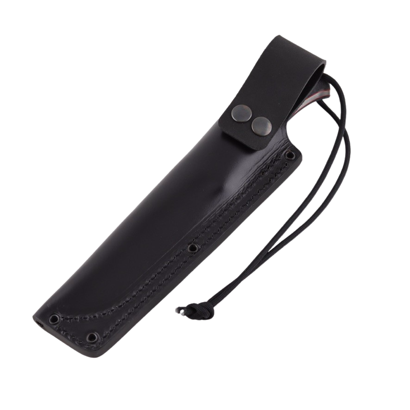 Nomad med skæfte Sort Micarta - Joker - Bushcraft og Survival kniv