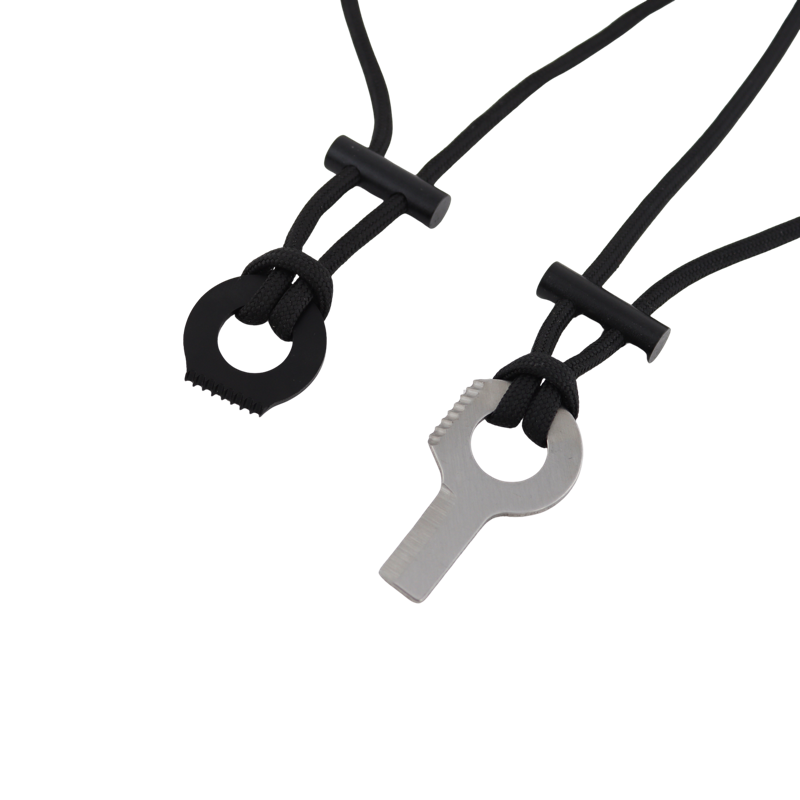 Paracord halskæde med tændstål – Mars / Venus