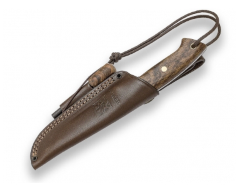 ranger bushcraft kniv med skæfte i valnød