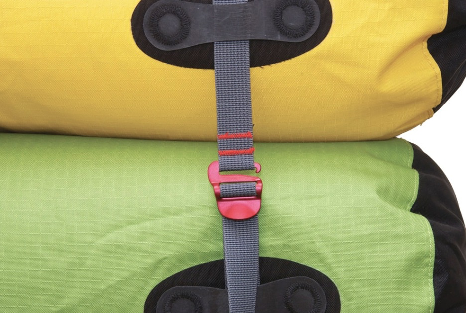 Sea To Summit - Accessory Straps with Hook Release Pakkeremme Gul Blå Rød