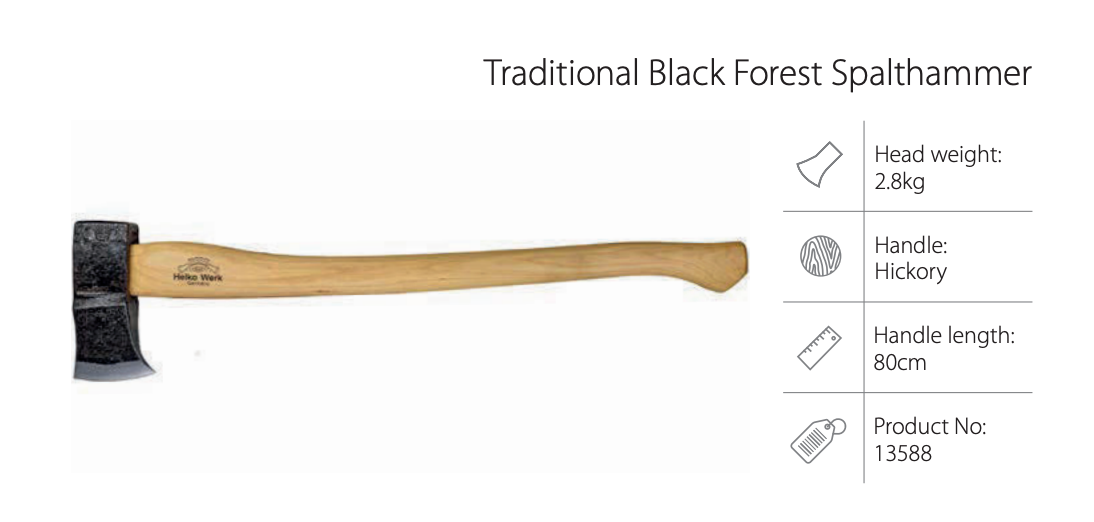 Traditional Black Forest Skovhammer og Kløveøkse - Helko Werk
